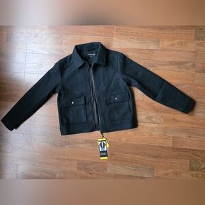 New Banana Republic NAVY blue Bomber Jacket